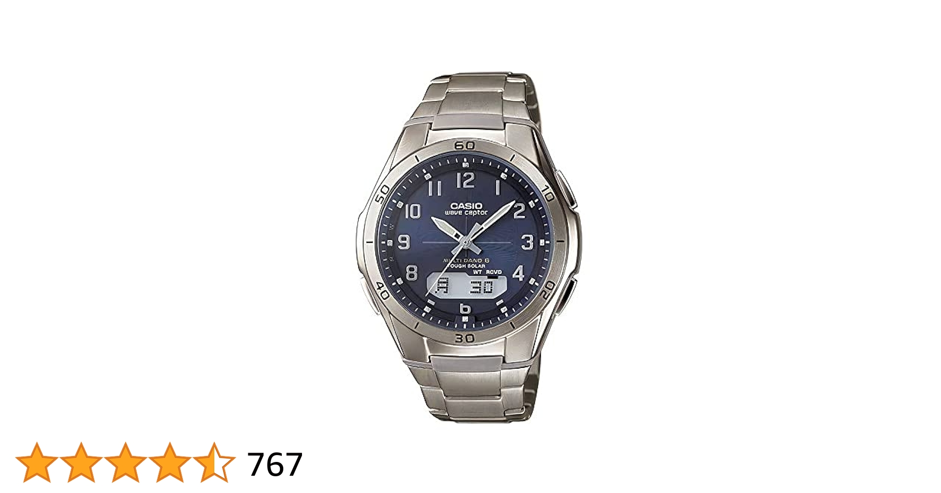 CASIO ソーラー電波時計 WVA-M640TD-2AJF Amazon.com: CASIO WVA-M640TD-2AJF Titanium Radio Solar Watch